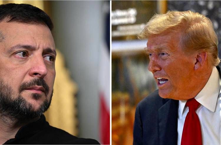 Zelensky e Trump - (Afp)