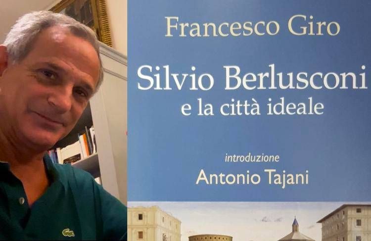 Francesco Giro e la copertina del suo libro - (Foto da Facebook)