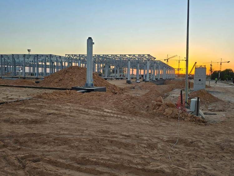 Il cantiere a Tripoli