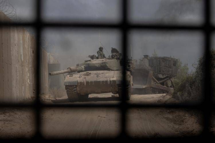 Carro armato israeliano - (Afp)