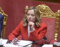 Giorgia Meloni in Senato - Ipa