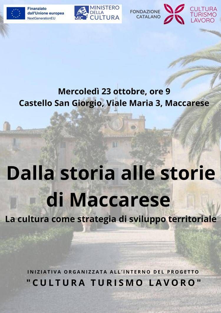 Dalla storia alle storie di Maccarese_locandina