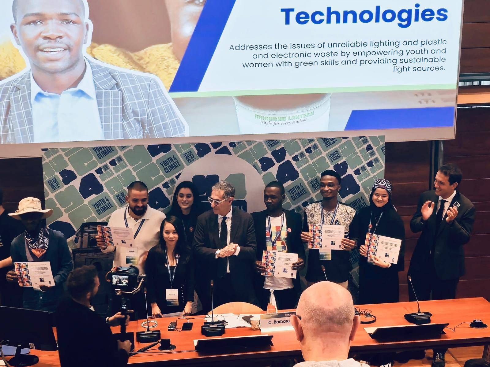 “Torino Politeknik Üniversitesi'nde Youth4Climate projeleri için ödül töreni”