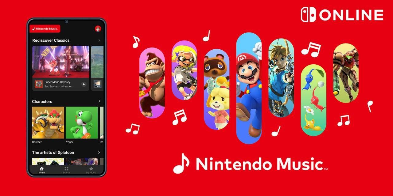 Nintendo, iOS ve Android'de bir müzik akışı uygulaması başlattı