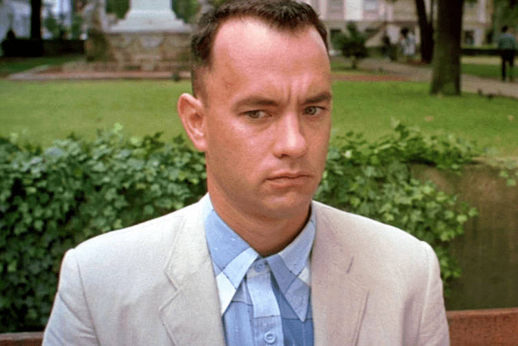 Una scena di 'Forrest Gump'