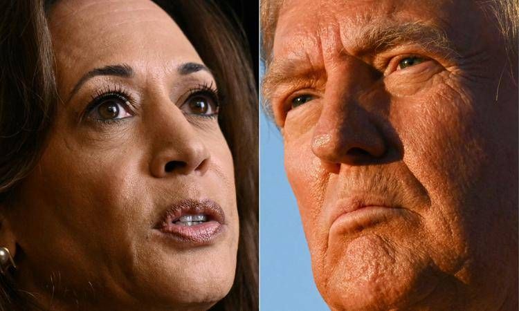 Kamala Harris e Donald Trump - (Afp)