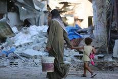 Distruzione nella Striscia di Gaza  - Fotogramma /Ipa