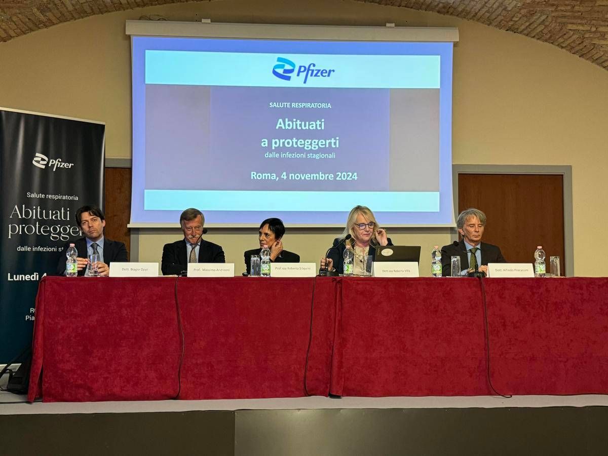 Infezioni stagionali, al via campagna Pfizer 'Abituati a proteggerti'