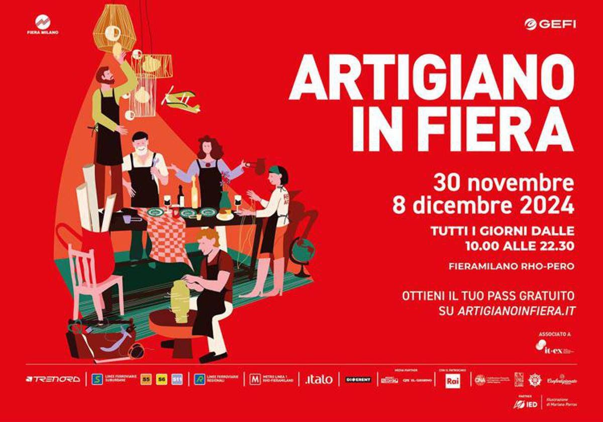 A Milano la 28ª edizione 'Artigiano in Fiera'