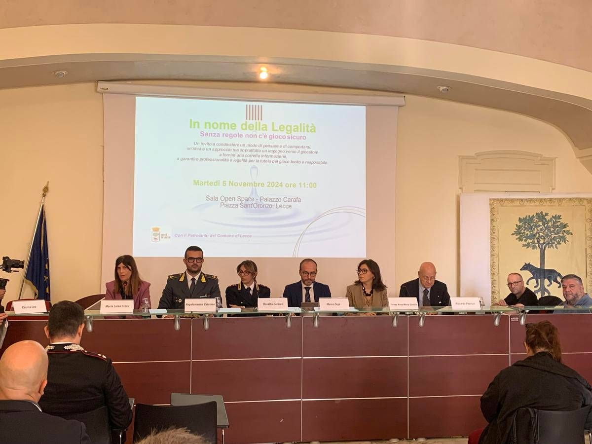 'In nome della legalità', a Lecce evento Codere sul gioco legale