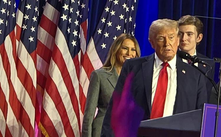Trump festeggia la vittoria nelle elezioni presidenziali