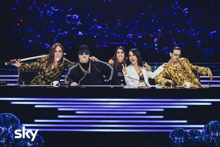 Giudici e conduttrice di X Factor - Sky