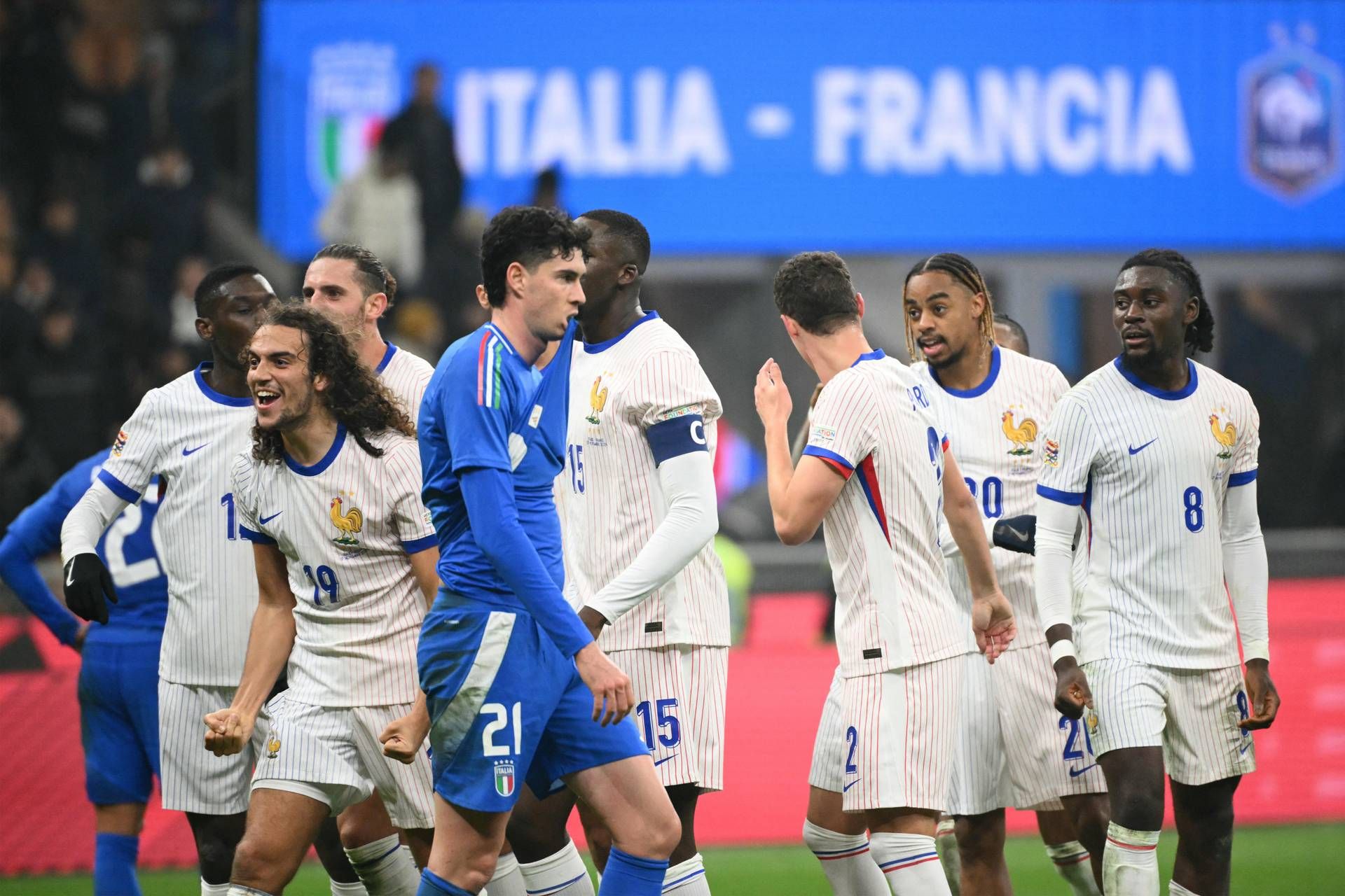 Milletler Ligi, İtalya-Fransa 1-3: Milano'da İtalyan fiyaskosu