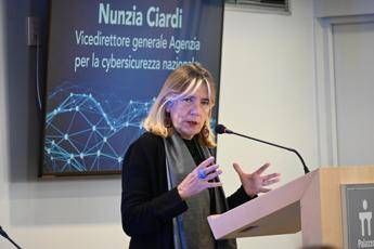 Nunzia Ciardi, vicedirettore generale Agenzia per la cybersicurezza nazionale (Acn) - (Foto Adnkronos)