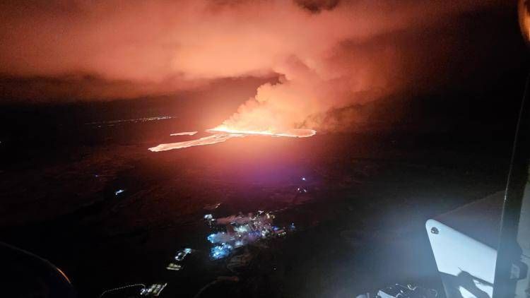 L'eruzione del vulcano