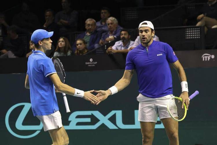 Sinner e Berrettini - Fotogramma/IPA