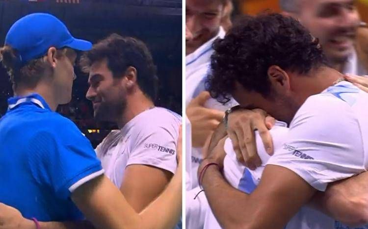 Le lacrime di Matteo Berrettini