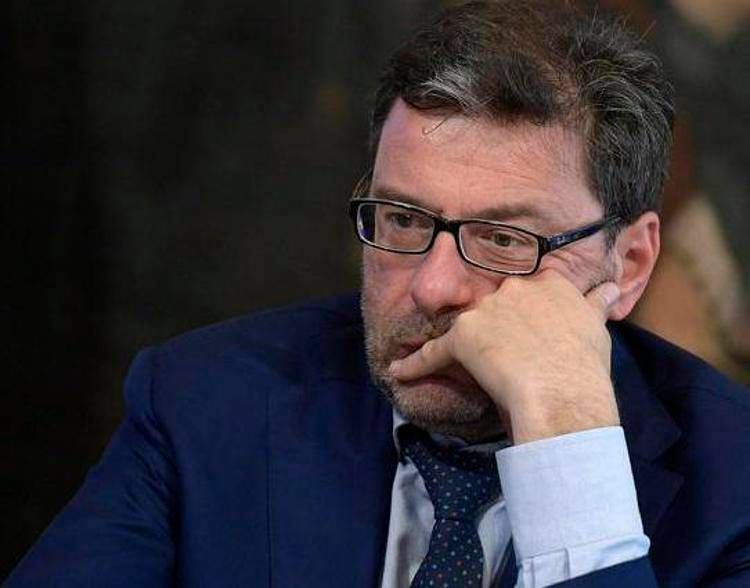 Il ministro dell'Economia Giancarlo Giorgetti
