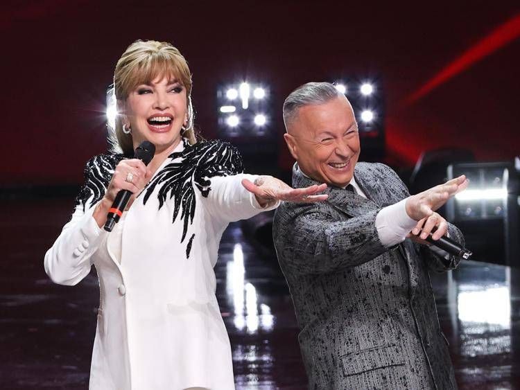 Milly Carlucci e Paolo Belli - Agenzia Fotogramma 