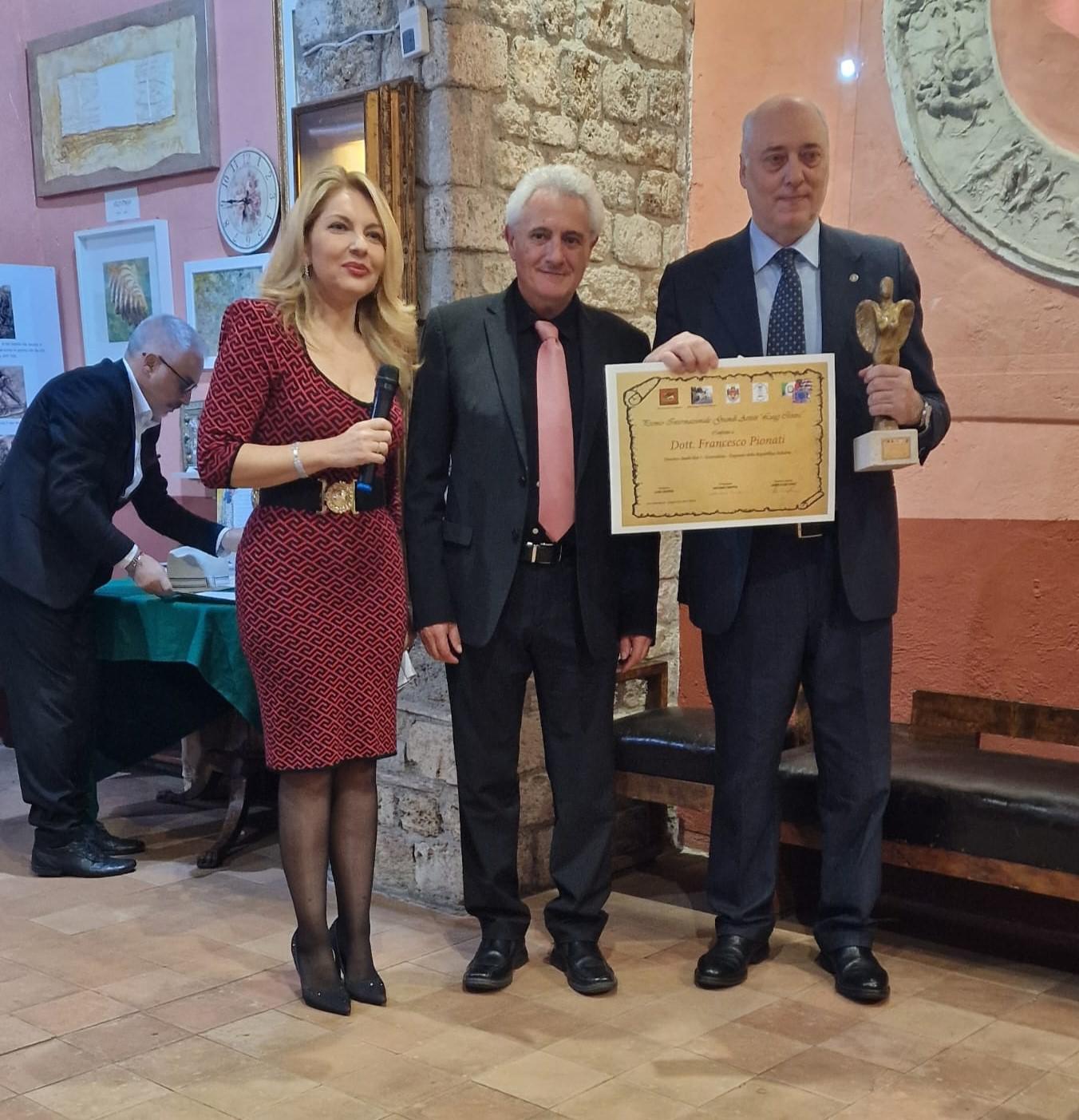 'Luigi Centri' için Kanatlı Tanrıça ödülüne layık görülenler arasında öncüler