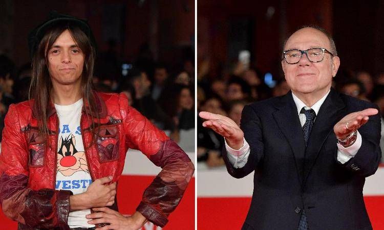 Sanremo 2025, Lucio Corsi dal set all'Ariston. Verdone: "In Vita da Carlo abbiamo avuto un sesto senso"