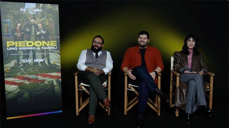 da sinistra: Fabio Balsamo, Salvatore Esposito e Silvia D'Amico
