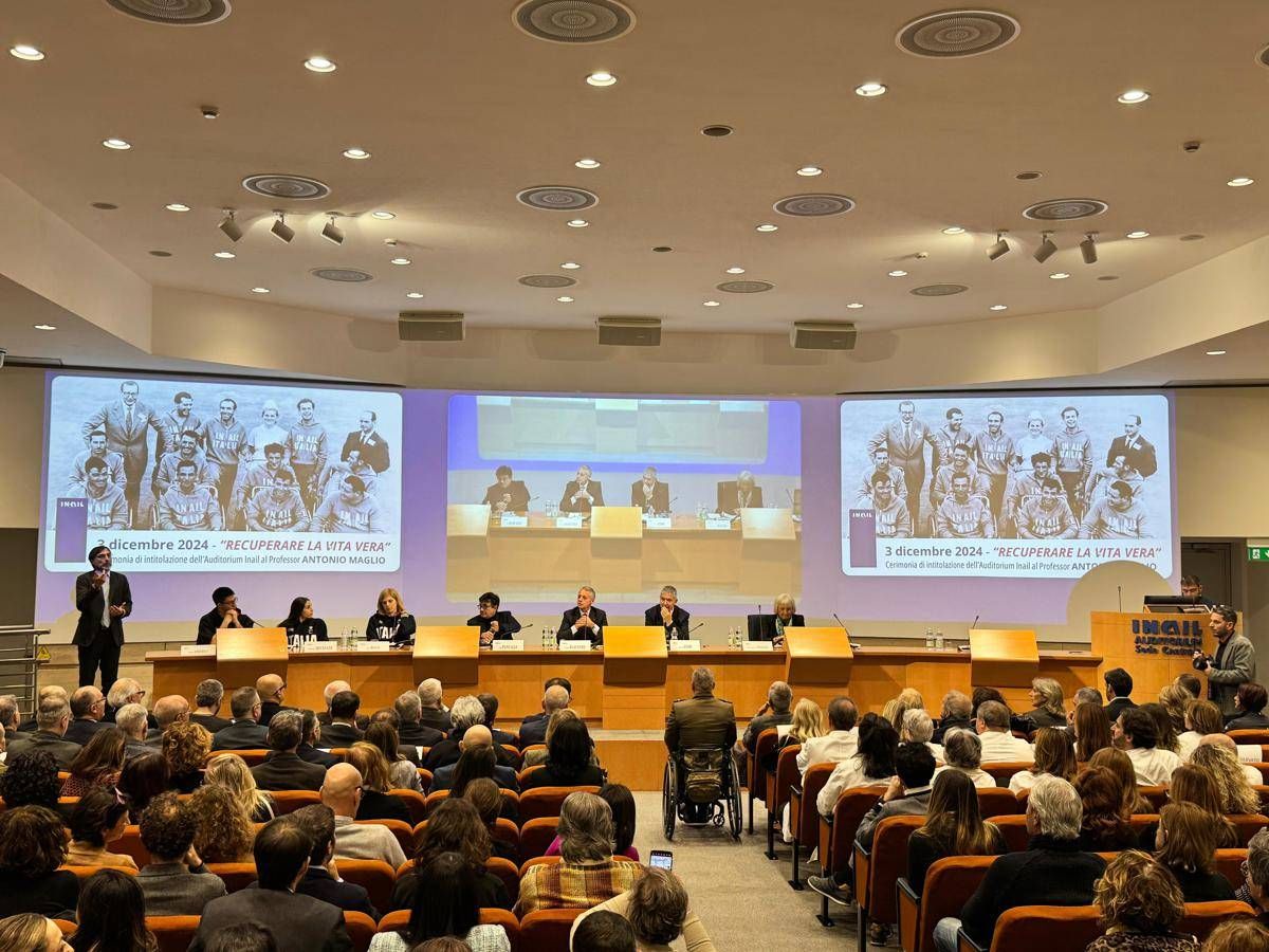 Inail intitola il suo Auditorium al professor Maglio, pioniere del trattamento disabilità