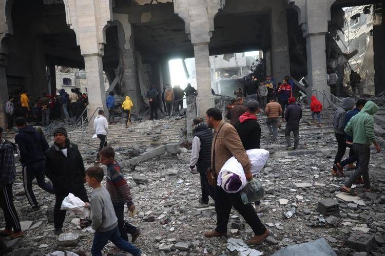 Macerie a Gaza - Afp