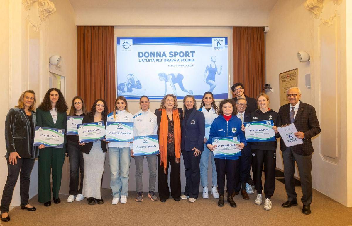 A Milano premiazione 'Donna Sport 2024'