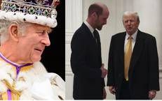 Re Carlo III e il principe William con Donald Trump - Fotogramma /Ipa