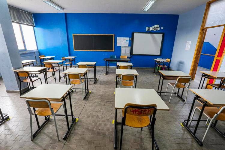 Un'aula vuota - (Fotogramma)