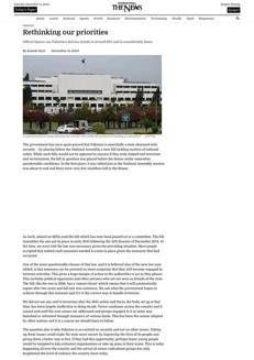 Pakistan: Nuova legge sulla sicurezza solleva preoccupazioni in Parlamento