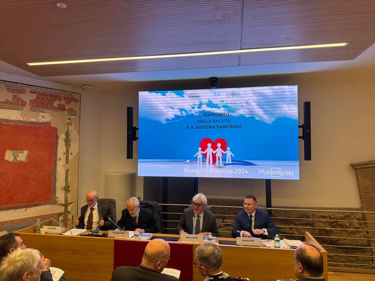 Enpam ed Eurispes presentano terzo Rapporto sulla Salute e il sistema sanitario