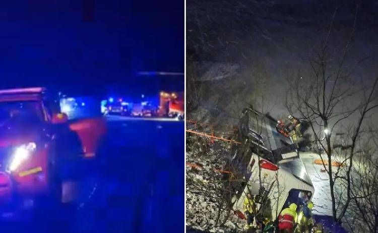Norvegia, bus con 58 persone a bordo finisce in acqua: almeno 3 morti