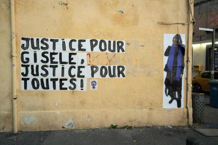 Francia, scritte per Gisèle Pelicot - Fotogramma /Ipa