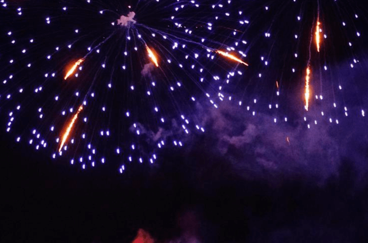 Fuochi d'artificio a Capodanno
