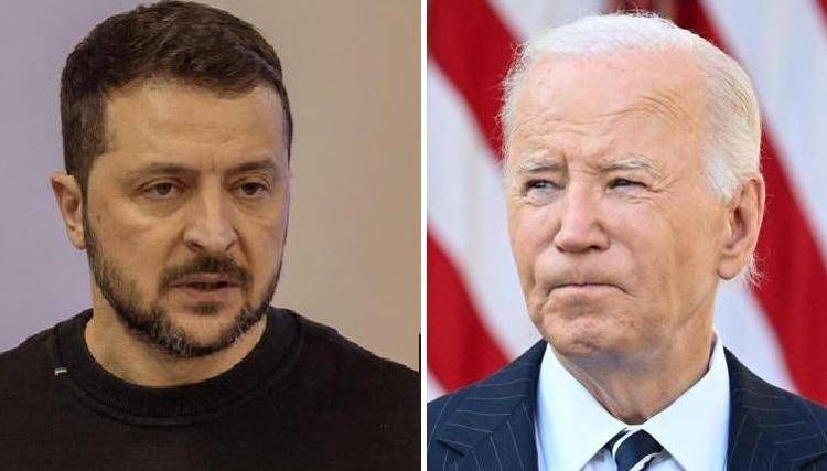 Zelensky e Biden (Afp)
