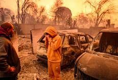 Incendi Los Angeles - (Afp)