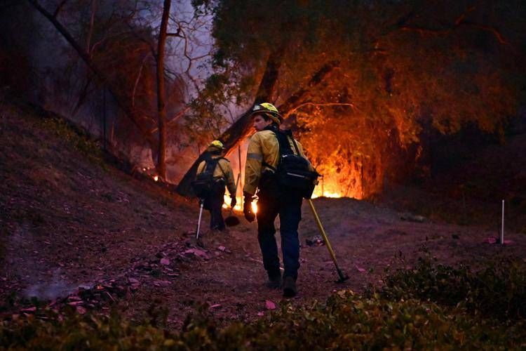 Incendio a Los Angeles - Afp