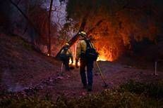 Incendio a Los Angeles - Afp