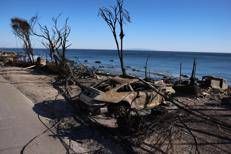 La devastazione degli incendi in California - (Afp)