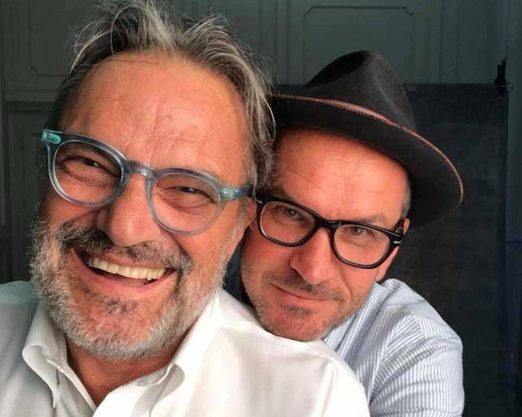 Oliviero Toscani con Settimio Benedusi