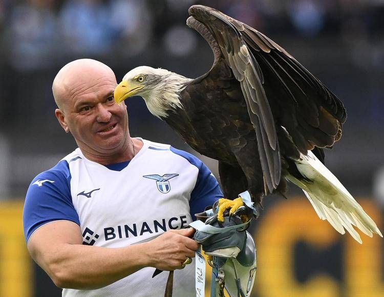 Juan Bernabè con Olympia (Fotogramma)