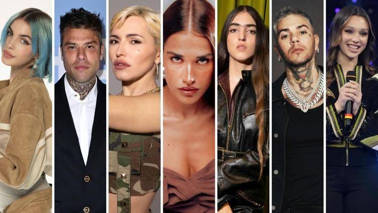 Rose Villain, Fedez e gli altri cantanti di Sanremo 2025 - Fotogramma