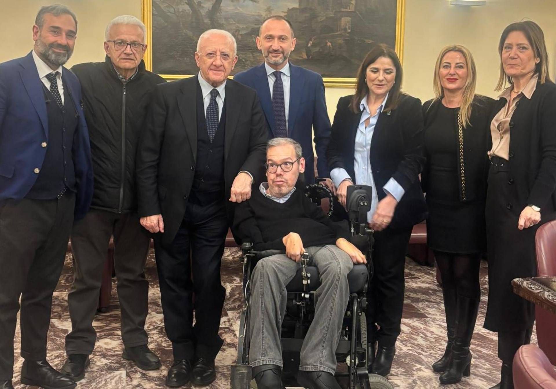 Nadir Hastalıklar, Nemo Napoli Merkezi ve Hasta Dernekleri Vali de Luca ile buluşuyor