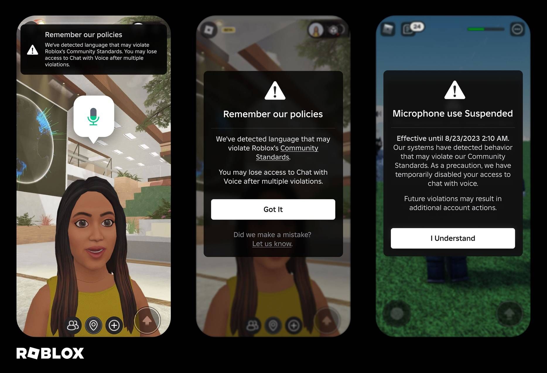 safety and civility are foundational for roblox   example of ai based voice chat moderation technology