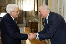 Il Presidente della Repubblica Sergio Mattarella riceve il direttore Gr Rai Francesco Pionati 