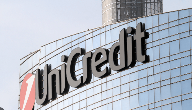 Unicredit, manzaralarda generalin% 5'i