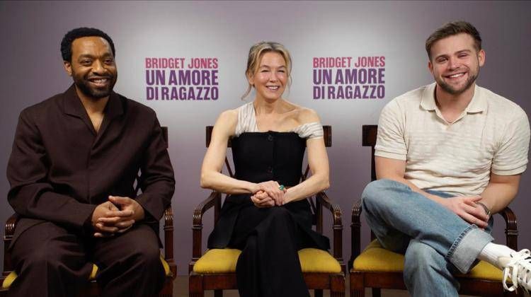 da sinistra: Chiwetel Ejiofor, Renée Zellweger e Leo Woodall 