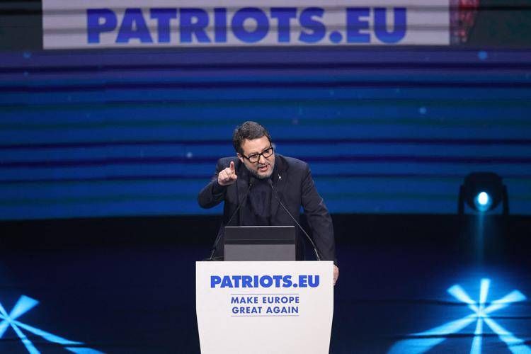 Salvini al vertice dei Patrioti d'Europa a Madrid - Afp